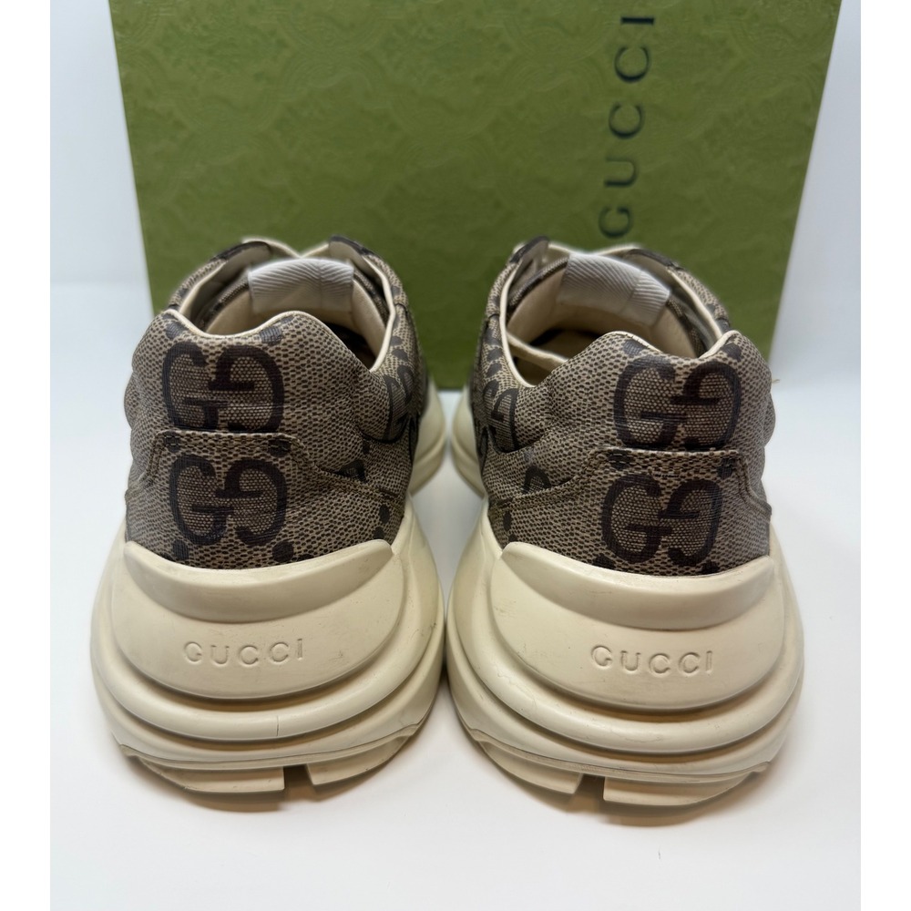 Gucci Rhyton GG Beige Sneaker Size 12 US 11 Gucci - Picture 5 of 10